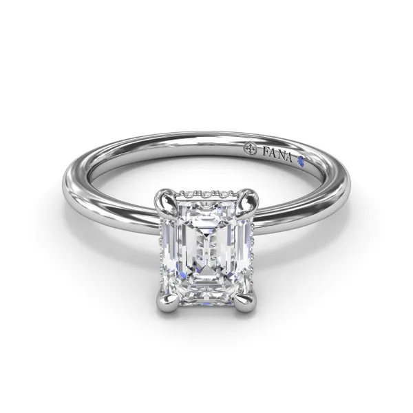 Exceptionally Striking Diamond Engagement Ring  Image 2 Steve Lennon & Co Jewelers  New Hartford, NY