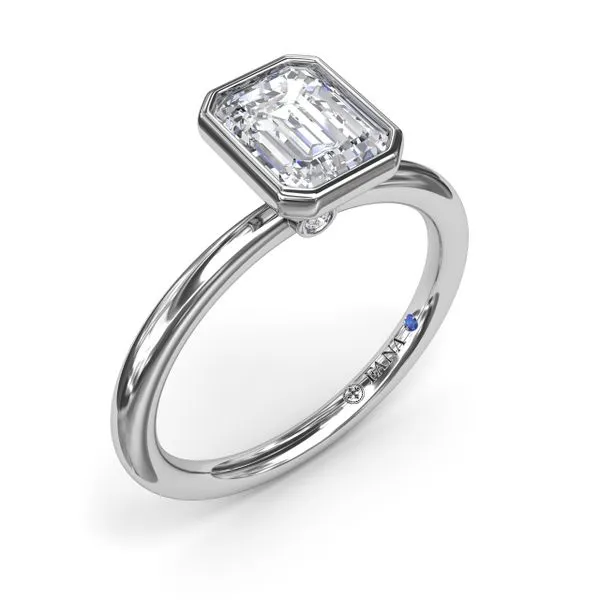 Modern Solitaire Diamond Engagement Ring  The Diamond Center Claremont, CA