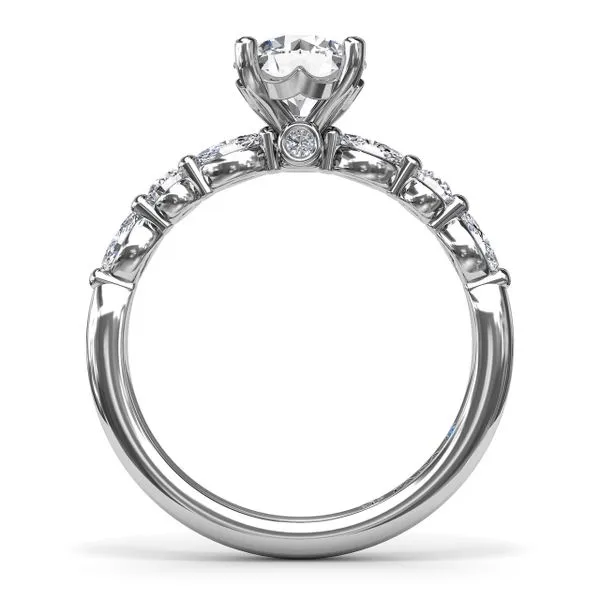 Enchanted Diamond Engagement Ring  Image 3 Gaines Jewelry FLINT, MI