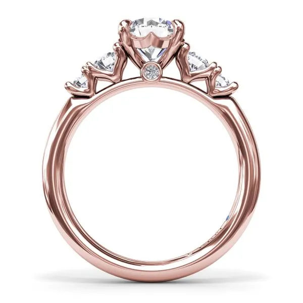Strong and Striking Diamond Engagement Ring  Image 3 Steve Lennon & Co Jewelers  New Hartford, NY