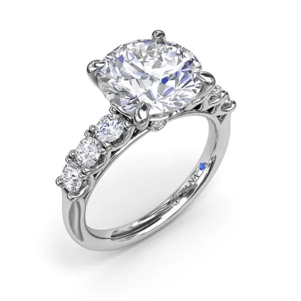 Shimmering Round Diamond Engagement Ring Steve Lennon & Co Jewelers  New Hartford, NY