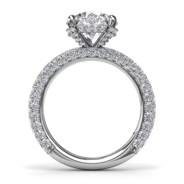 Angelic Solitaire Diamond Engagement Ring  Image 3 The Diamond Center Claremont, CA