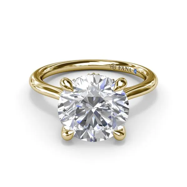 Classic Hidden Halo Diamond Engagement Ring  Image 2 Graham Jewelers Wayzata, MN