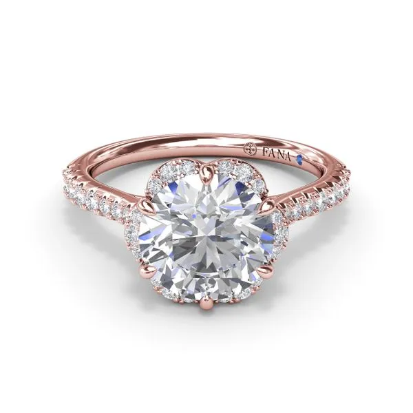Blossoming Halo Diamond Engagement Ring  Image 2 Graham Jewelers Wayzata, MN