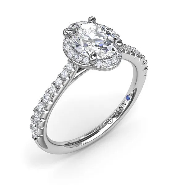 Blossoming Oval Diamond Engagement Ring  Steve Lennon & Co Jewelers  New Hartford, NY