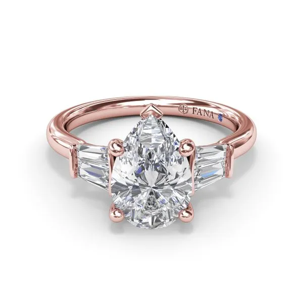 Double Pear Diamond Engagement Ring  Image 3 Jim's Jewelers Tyler, TX