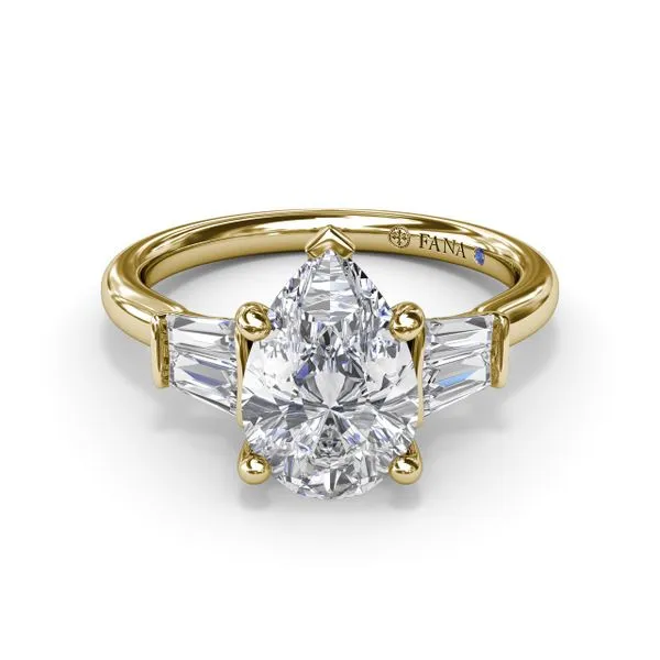 Double Pear Diamond Engagement Ring  Image 3 The Diamond Center Claremont, CA