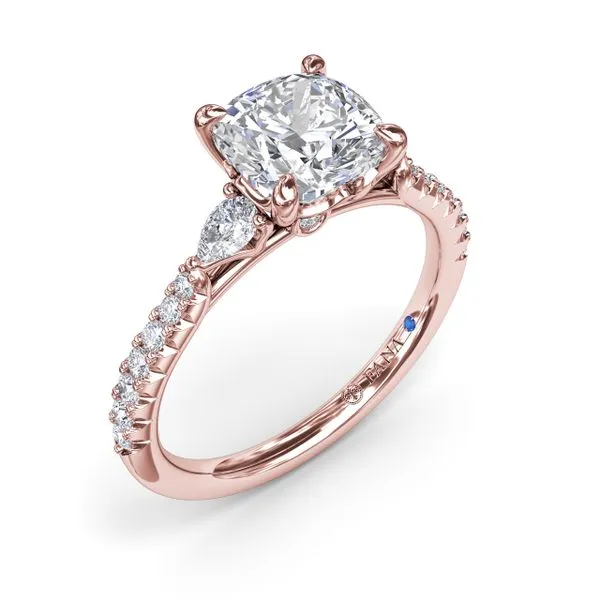 Dynamic Diamond Engagement Ring  Castle Couture Fine Jewelry Manalapan, NJ