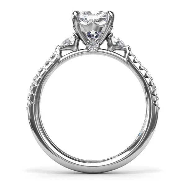 Dynamic Diamond Engagement Ring Image 3 Gaines Jewelry FLINT, MI