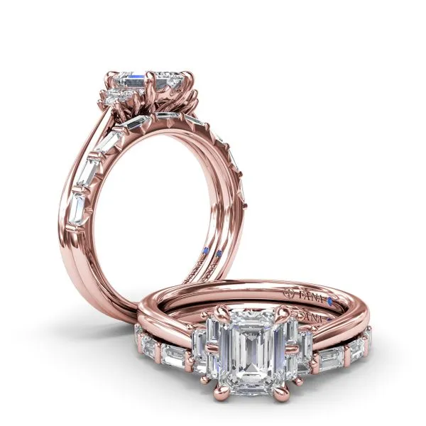 Cluster Diamond Engagement Ring  Image 4 Steve Lennon & Co Jewelers  New Hartford, NY