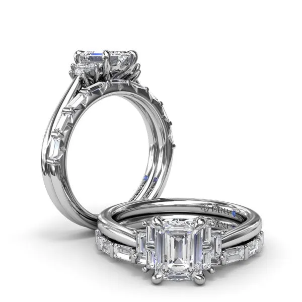 Cluster Diamond Engagement Ring  Image 4 The Diamond Center Claremont, CA