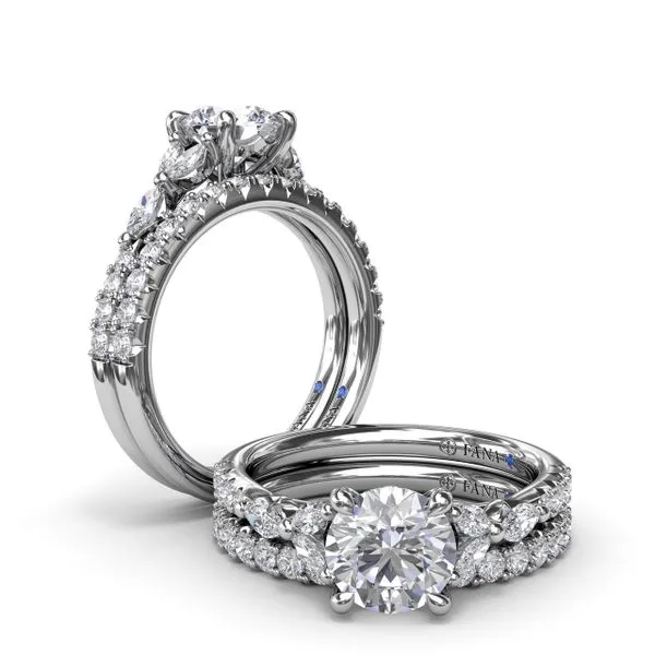 Vintage Floral Diamond Engagement Ring  Image 4 The Diamond Center Claremont, CA