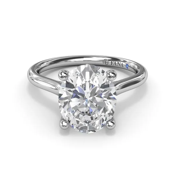 Sparkling Solitaire Diamond Engagement Ring  Image 2 Gaines Jewelry FLINT, MI