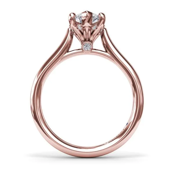 Sparkling Marquise Solitaire Diamond Engagement Ring  Image 2 Jim's Jewelers Tyler, TX