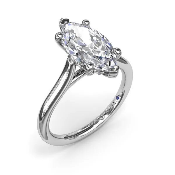 Sparkling Marquise Solitaire Diamond Engagement Ring  Quenan's Fine Jewelers Georgetown, TX