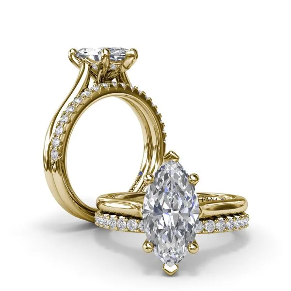 Sparkling Marquise Solitaire Diamond Engagement Ring  Image 4 The Diamond Center Claremont, CA
