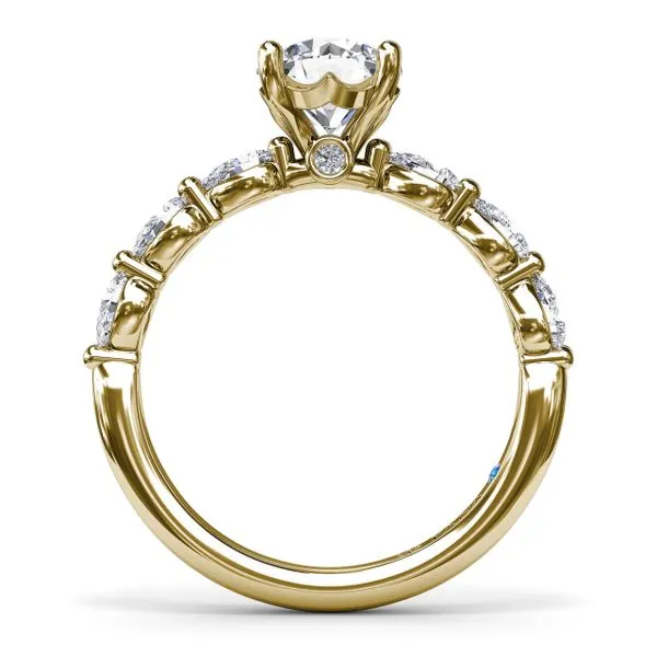 Whimsical Diamond Engagement Ring  Image 3 Graham Jewelers Wayzata, MN