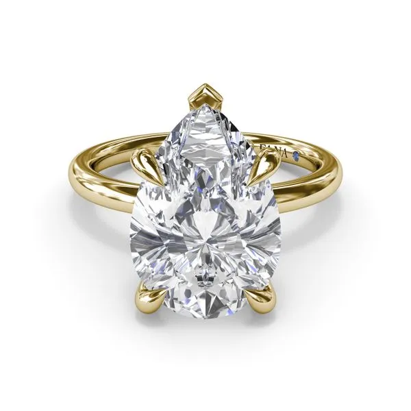Five Prong Engagement Ring  Image 2 Castle Couture Fine Jewelry Manalapan, NJ