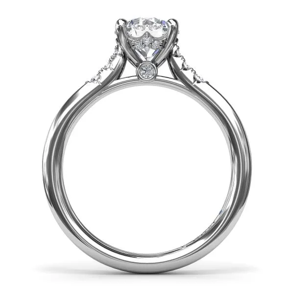 Sophisticated Diamond Engagement Ring  Image 3 The Diamond Center Claremont, CA