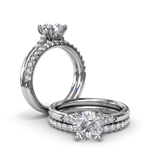Sophisticated Diamond Engagement Ring  Image 4 The Diamond Center Claremont, CA