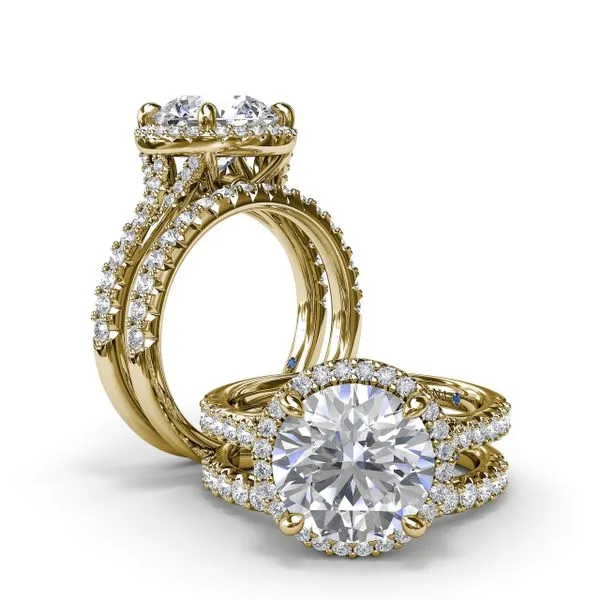 Striking and Bold Diamond Engagement Ring  Image 4 Steve Lennon & Co Jewelers  New Hartford, NY
