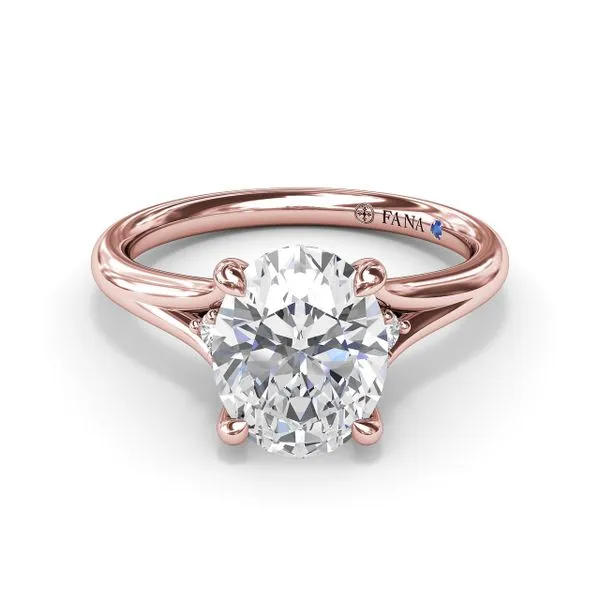 Split Shank Engagement Ring Image 2 Gaines Jewelry FLINT, MI