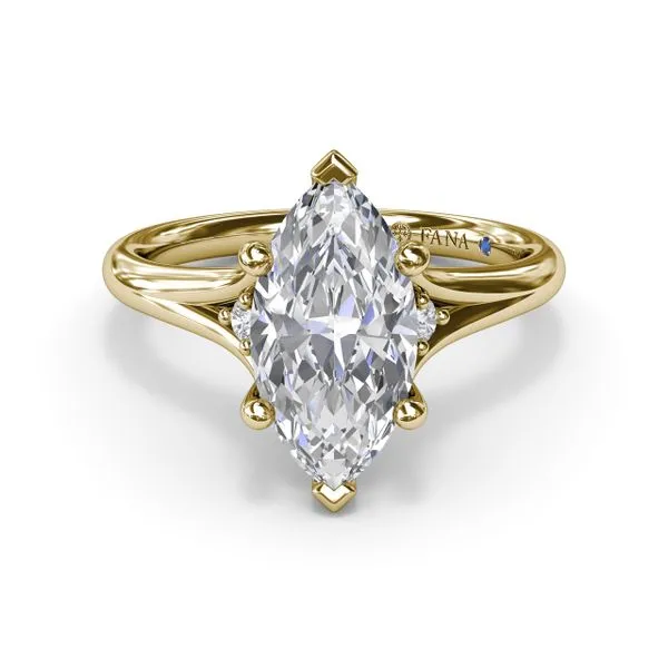 Split Shank Engagement Ring Image 3 Molinelli's Jewelers Pocatello, ID