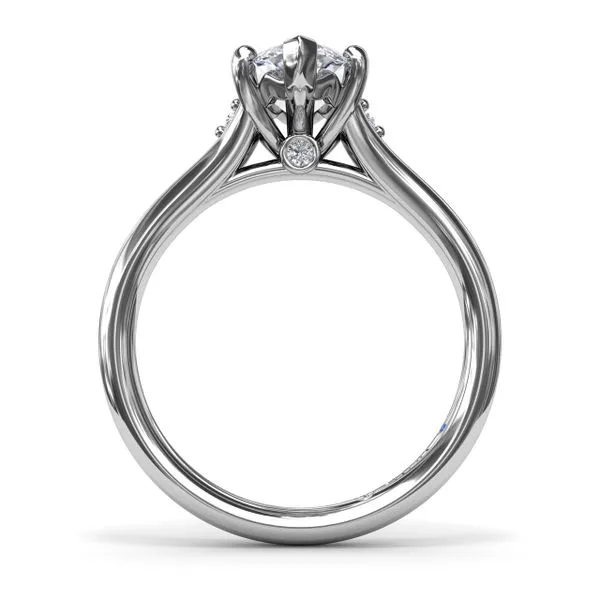 Split Shank Engagement Ring Image 2 Molinelli's Jewelers Pocatello, ID