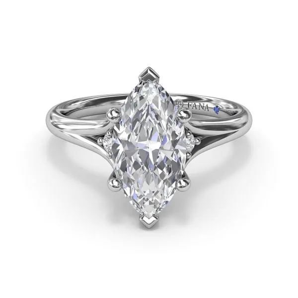Split Shank Engagement Ring Image 3 Molinelli's Jewelers Pocatello, ID