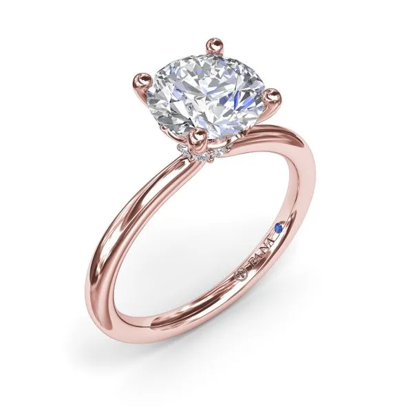 Hidden Halo Engagement Ring  Steve Lennon & Co Jewelers  New Hartford, NY