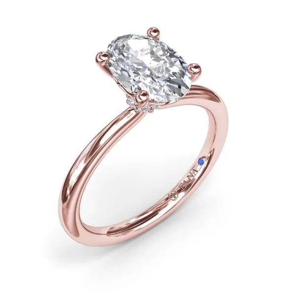 Hidden Halo Engagement Ring  Steve Lennon & Co Jewelers  New Hartford, NY