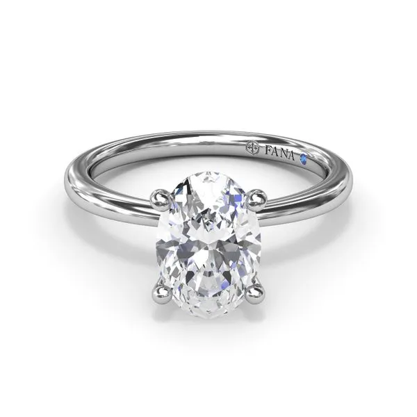 Hidden Halo Engagement Ring  Image 2 Castle Couture Fine Jewelry Manalapan, NJ
