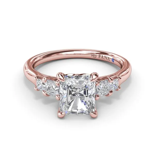 Radiant Diamond Engagement Ring Image 2 Steve Lennon & Co Jewelers  New Hartford, NY