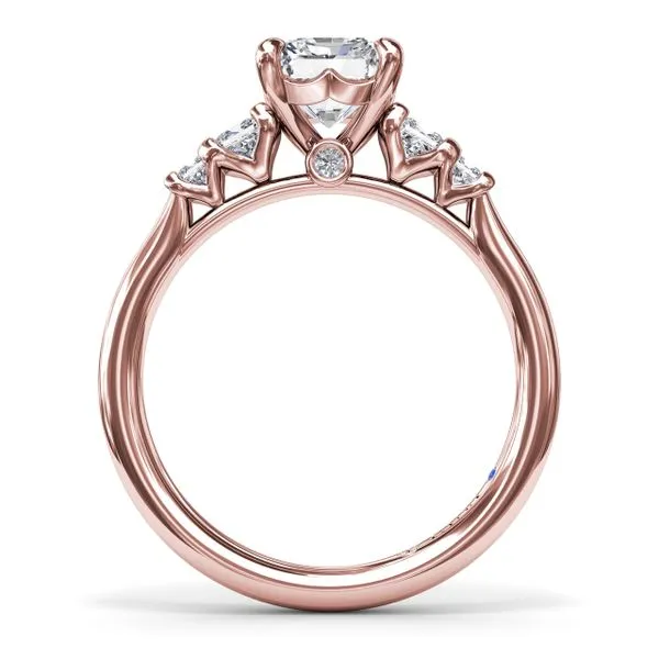 Radiant Diamond Engagement Ring Image 3 Steve Lennon & Co Jewelers  New Hartford, NY