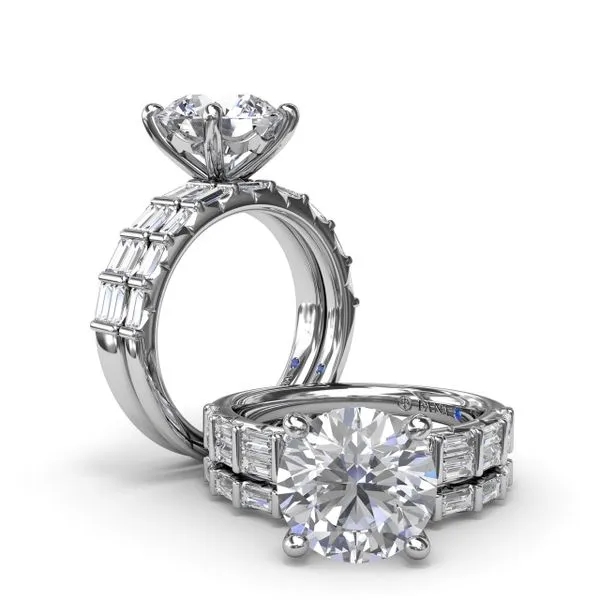 Beautiful Baguette Diamond Engagement Ring  Image 4 The Diamond Center Claremont, CA