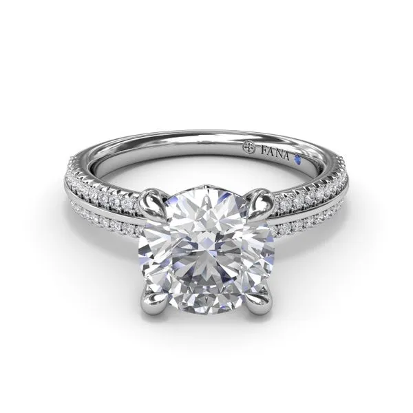 Two-Toned Diamond Engagement Ring  Image 2 The Diamond Center Claremont, CA