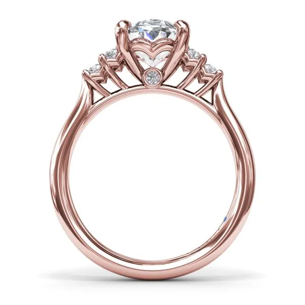 One-Of-A-Kind Diamond Engagement Ring Image 3 Steve Lennon & Co Jewelers  New Hartford, NY