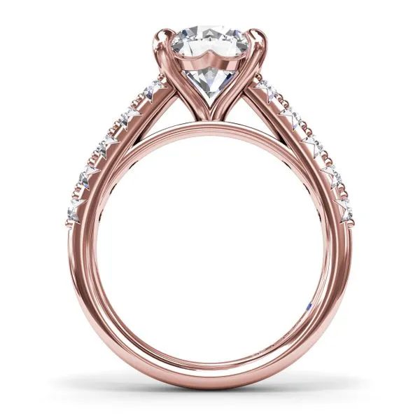 Double Prong Diamond Engagement Ring Image 3 Steve Lennon & Co Jewelers  New Hartford, NY