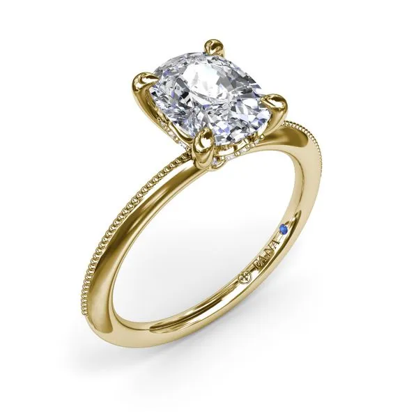Knife-Edge Diamond Engagement Ring Steve Lennon & Co Jewelers  New Hartford, NY