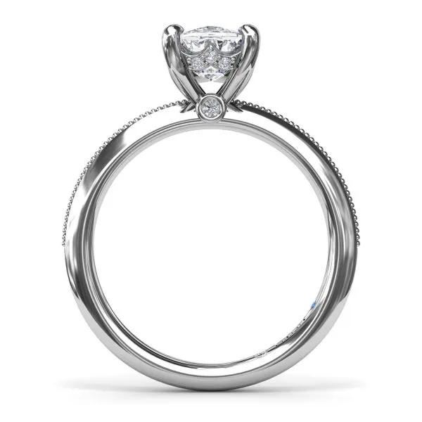 Knife-Edge Diamond Engagement Ring Image 2 Molinelli's Jewelers Pocatello, ID