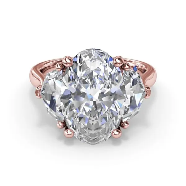 Three Stone Diamond Cadillac Engagement Ring Image 3 The Diamond Center Claremont, CA