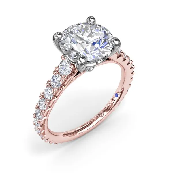 Round Diamond Engagement Ring with Graduated Shank Shipley's Fine Jewelry Hampstead, MD