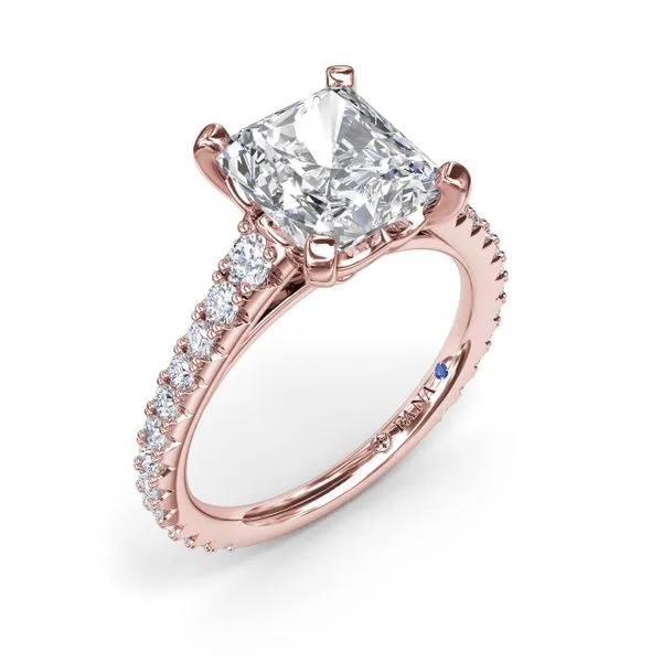 Radiant Diamond Engagement Ring with Graduated Shank Shipley's Fine Jewelry Hampstead, MD