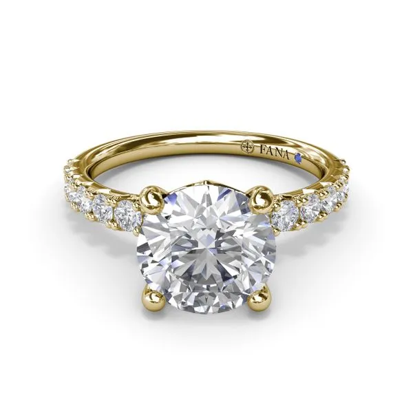 Classic Round Diamond Engagement Ring Image 3 Jim's Jewelers Tyler, TX