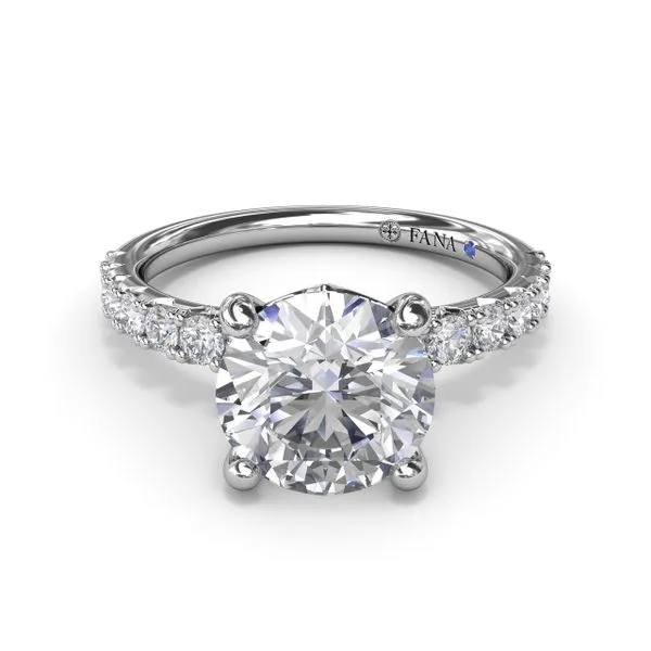 Classic Round Diamond Engagement Ring Image 3 Molinelli's Jewelers Pocatello, ID