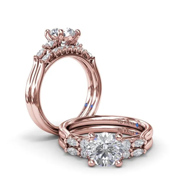 Delicate Round Diamond Engagement Ring Image 4 Steve Lennon & Co Jewelers  New Hartford, NY