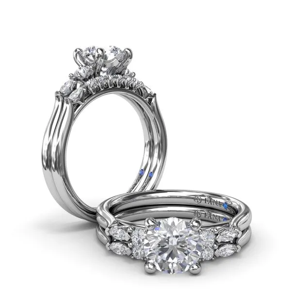 Delicate Round Diamond Engagement Ring Image 4 Stuart Benjamin & Co. Jewelry Designs San Diego, CA
