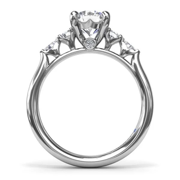 Delicate Round Diamond Engagement Ring Image 2 The Diamond Center Claremont, CA