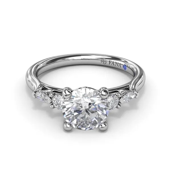 Delicate Round Diamond Engagement Ring Image 3 The Diamond Center Claremont, CA