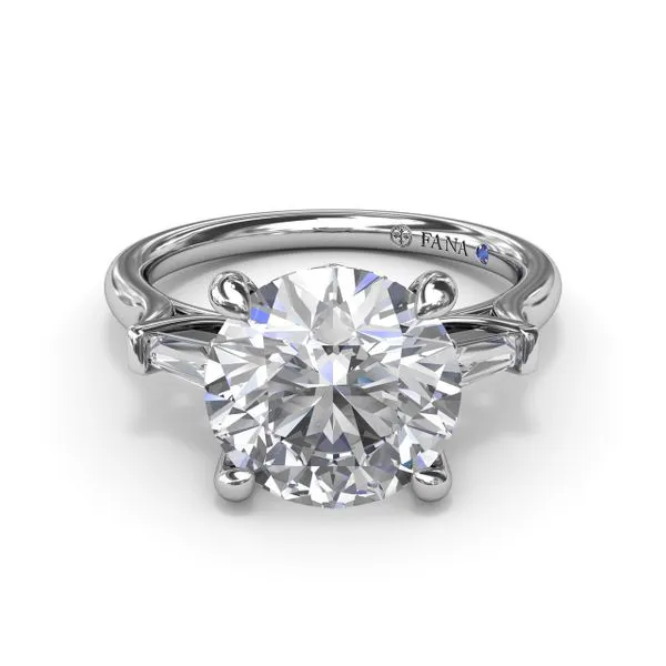 Tapered Baguette Diamond Engagement Ring Image 3 Graham Jewelers Wayzata, MN